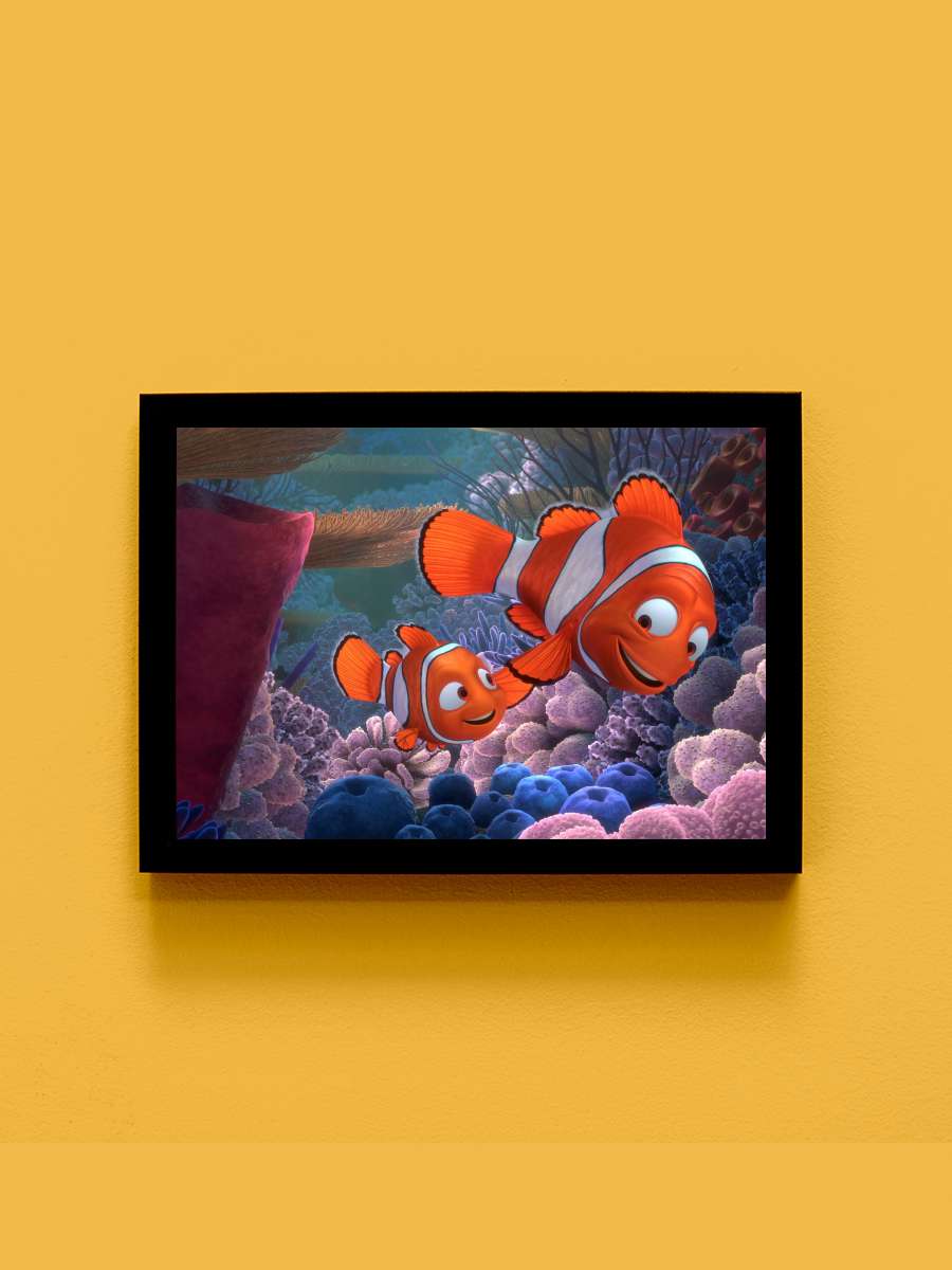 Kayıp Balık Nemo - Finding Nemo Film Tablo Siyah Çerçeveli Film Poster Afiş Tablo