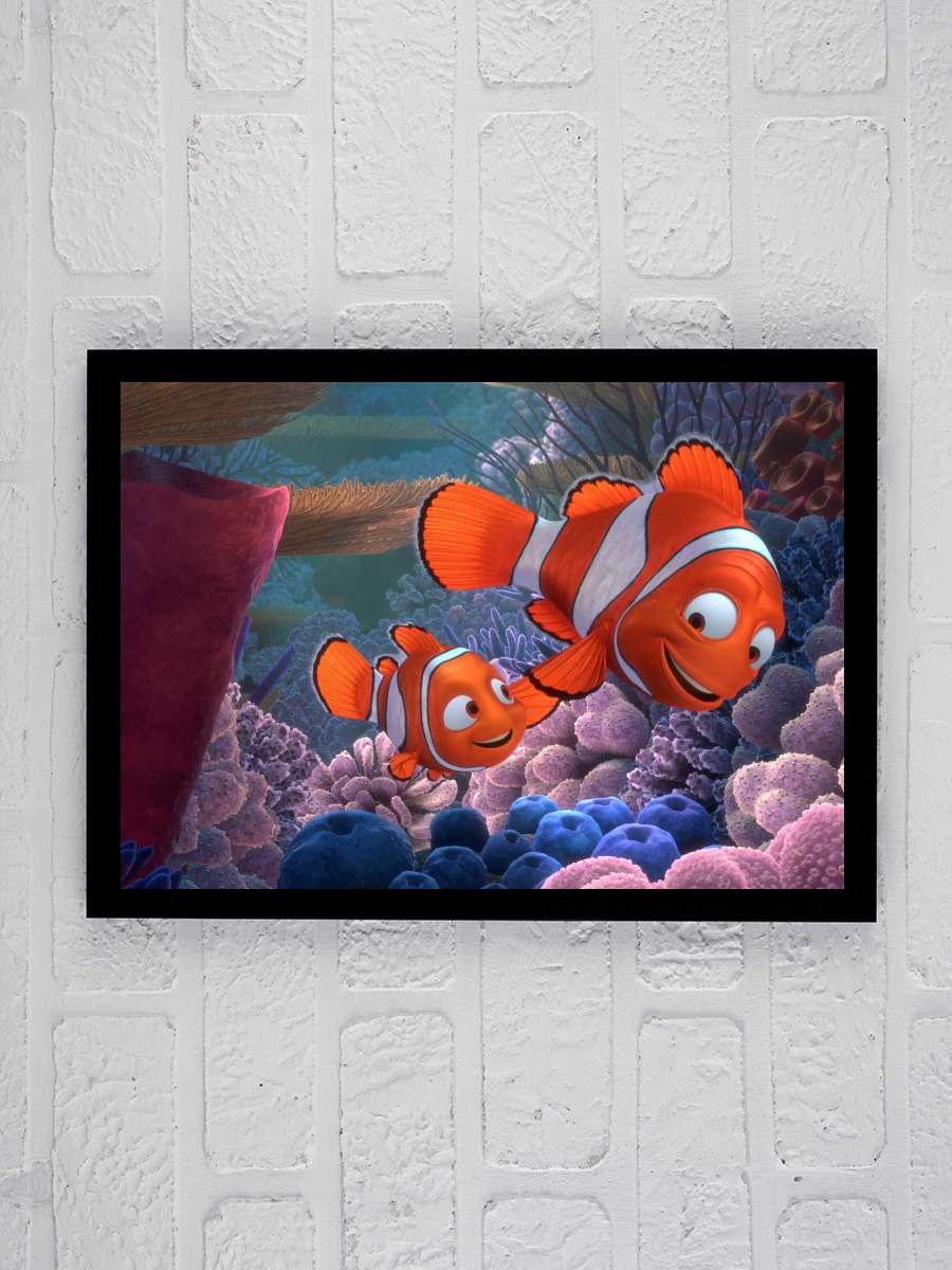 Kayıp Balık Nemo - Finding Nemo Film Tablo Siyah Çerçeveli Film Poster Afiş Tablo