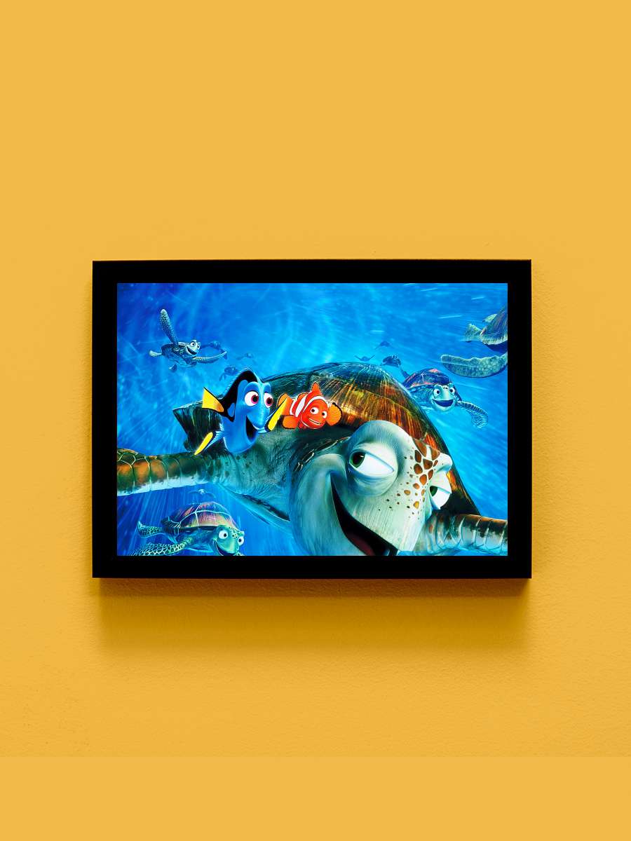 Kayıp Balık Nemo - Finding Nemo Film Tablo Siyah Çerçeveli Film Poster Afiş Tablo