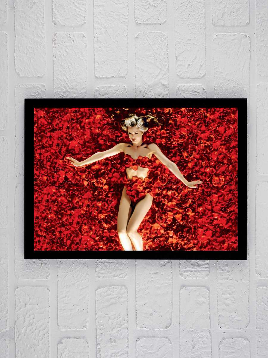 Amerikan Güzeli - American Beauty Film Tablo Siyah Çerçeveli Film Poster Afiş Tablo