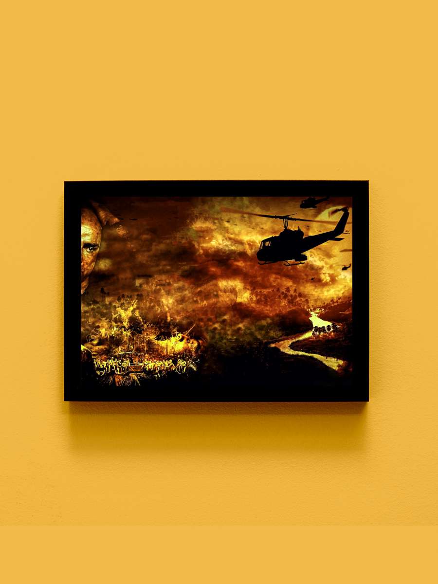 Kıyamet - Apocalypse Now Film Tablo Siyah Çerçeveli Film Poster Afiş Tablo