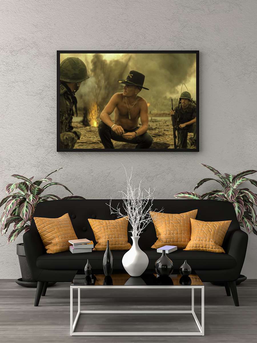 Kıyamet - Apocalypse Now Film Tablo Siyah Çerçeveli Film Poster Afiş Tablo