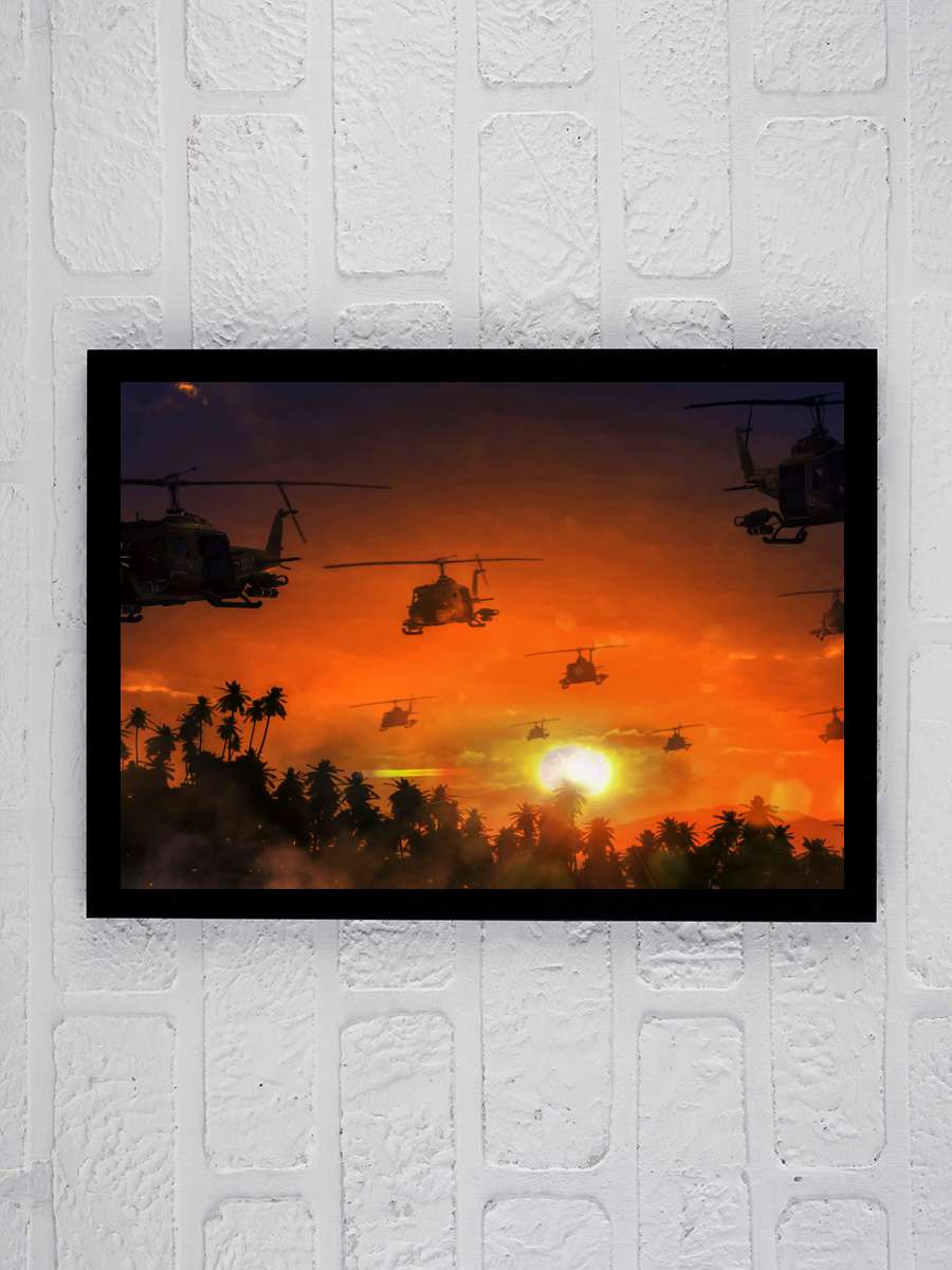 Kıyamet - Apocalypse Now Film Tablo Siyah Çerçeveli Film Poster Afiş Tablo