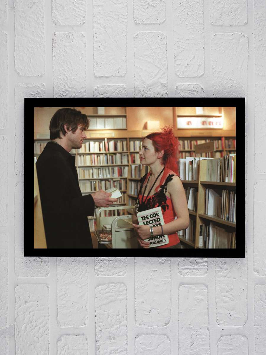 Sil Baştan - Eternal Sunshine of the Spotless Mind Film Tablo Siyah Çerçeveli Film Poster Afiş Tablo