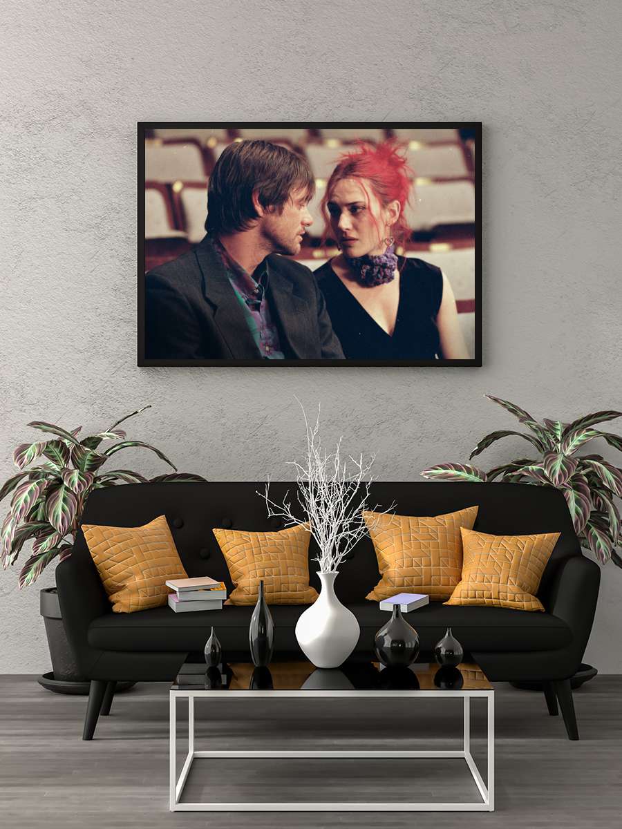 Sil Baştan - Eternal Sunshine of the Spotless Mind Film Tablo Siyah Çerçeveli Film Poster Afiş Tablo