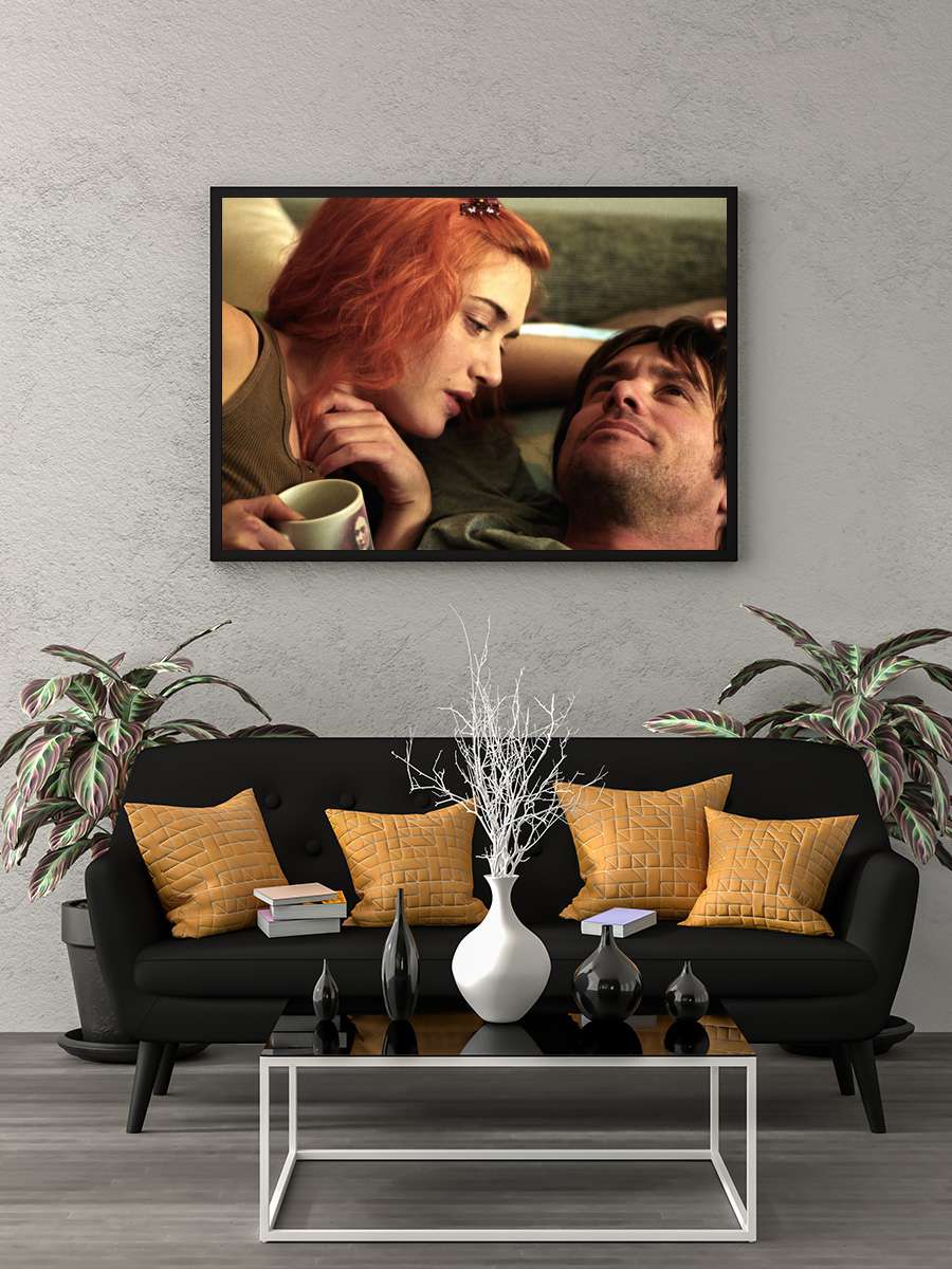 Sil Baştan - Eternal Sunshine of the Spotless Mind Film Tablo Siyah Çerçeveli Film Poster Afiş Tablo