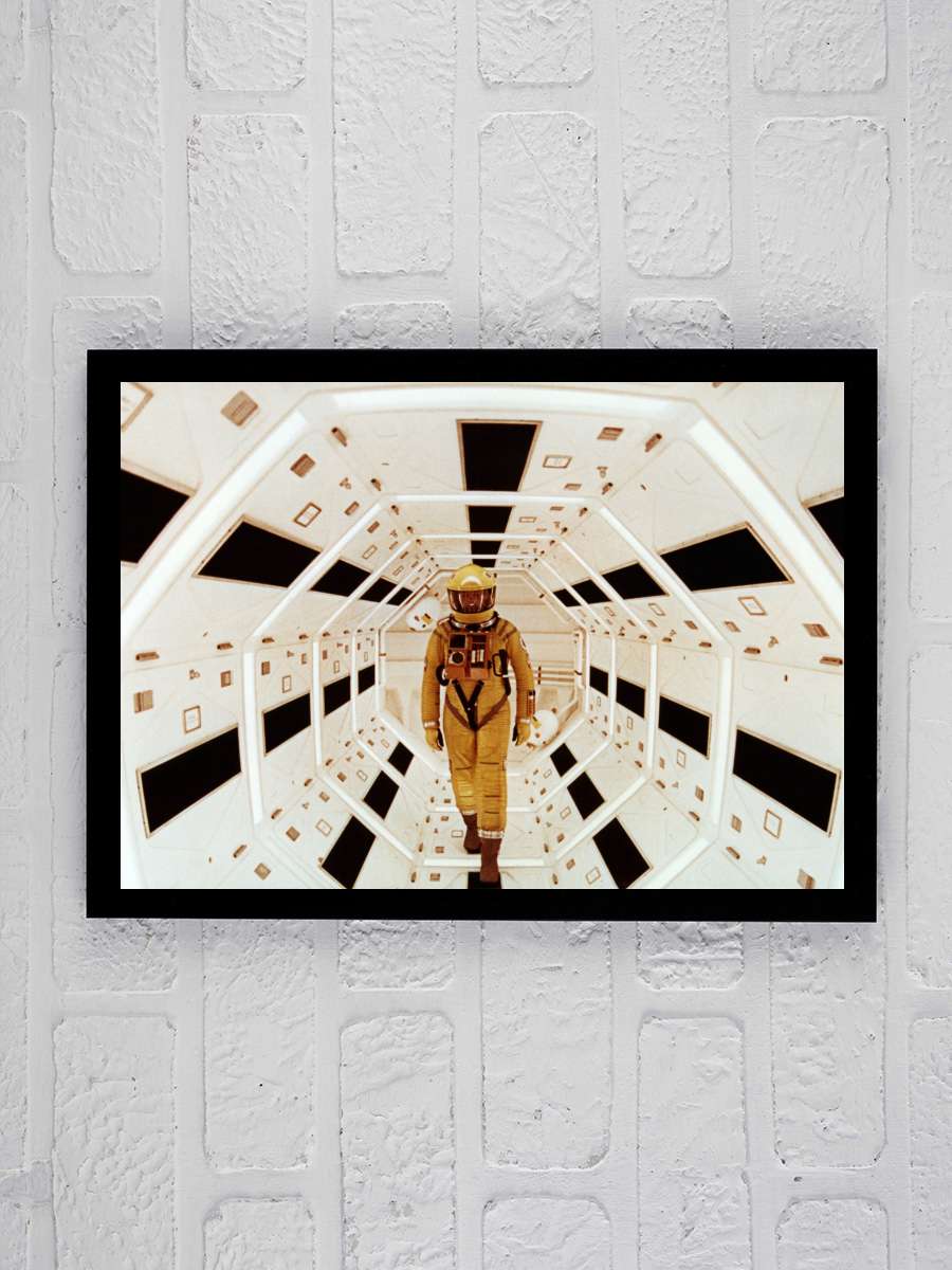 2001: Uzay Yolu Macerası - 2001: A Space Odyssey Film Tablo Siyah Çerçeveli Film Poster Afiş Tablo