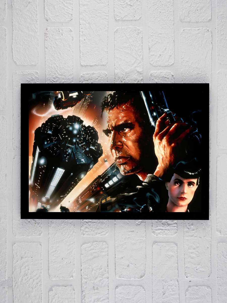 Bıçak Sırtı - Blade Runner Film Tablo Siyah Çerçeveli Film Poster Afiş Tablo