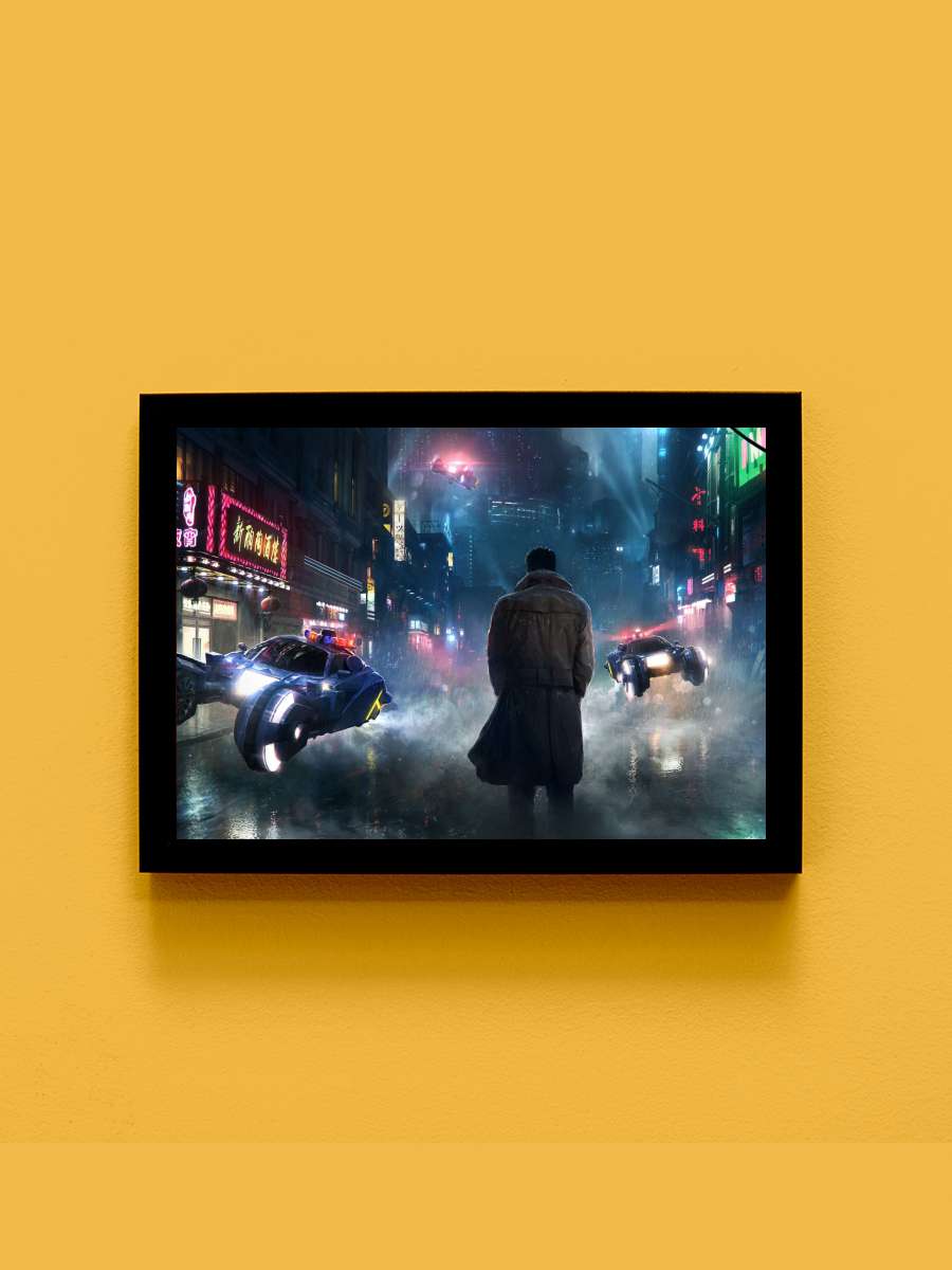 Bıçak Sırtı - Blade Runner Film Tablo Siyah Çerçeveli Film Poster Afiş Tablo