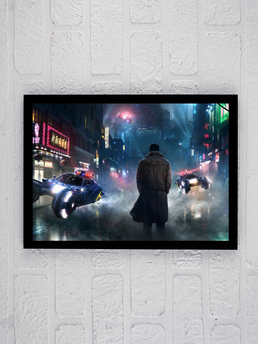 Bıçak Sırtı - Blade Runner Film Tablo Siyah Çerçeveli Film Poster Afiş Tablo