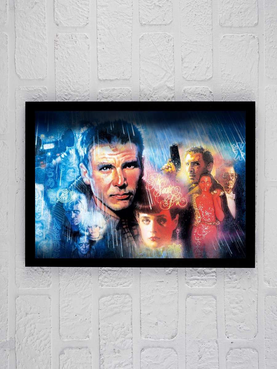 Bıçak Sırtı - Blade Runner Film Tablo Siyah Çerçeveli Film Poster Afiş Tablo