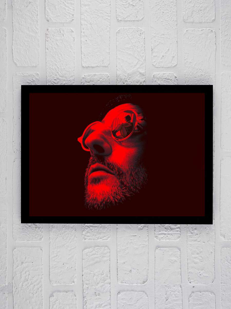 Sevginin Gücü - Léon: The Professional Film Tablo Siyah Çerçeveli Film Poster Afiş Tablo