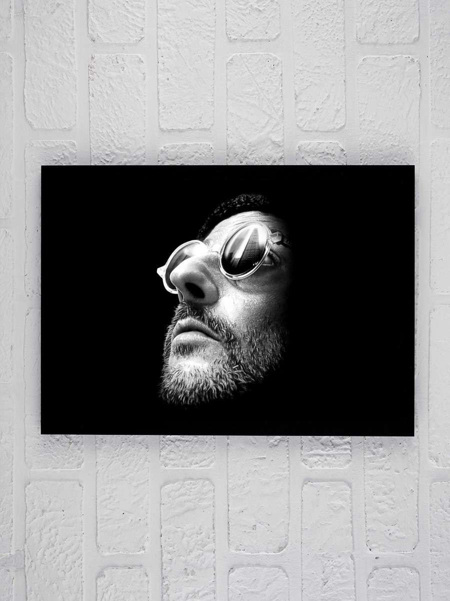 Sevginin Gücü - Léon: The Professional Film Tablo Siyah Çerçeveli Film Poster Afiş Tablo