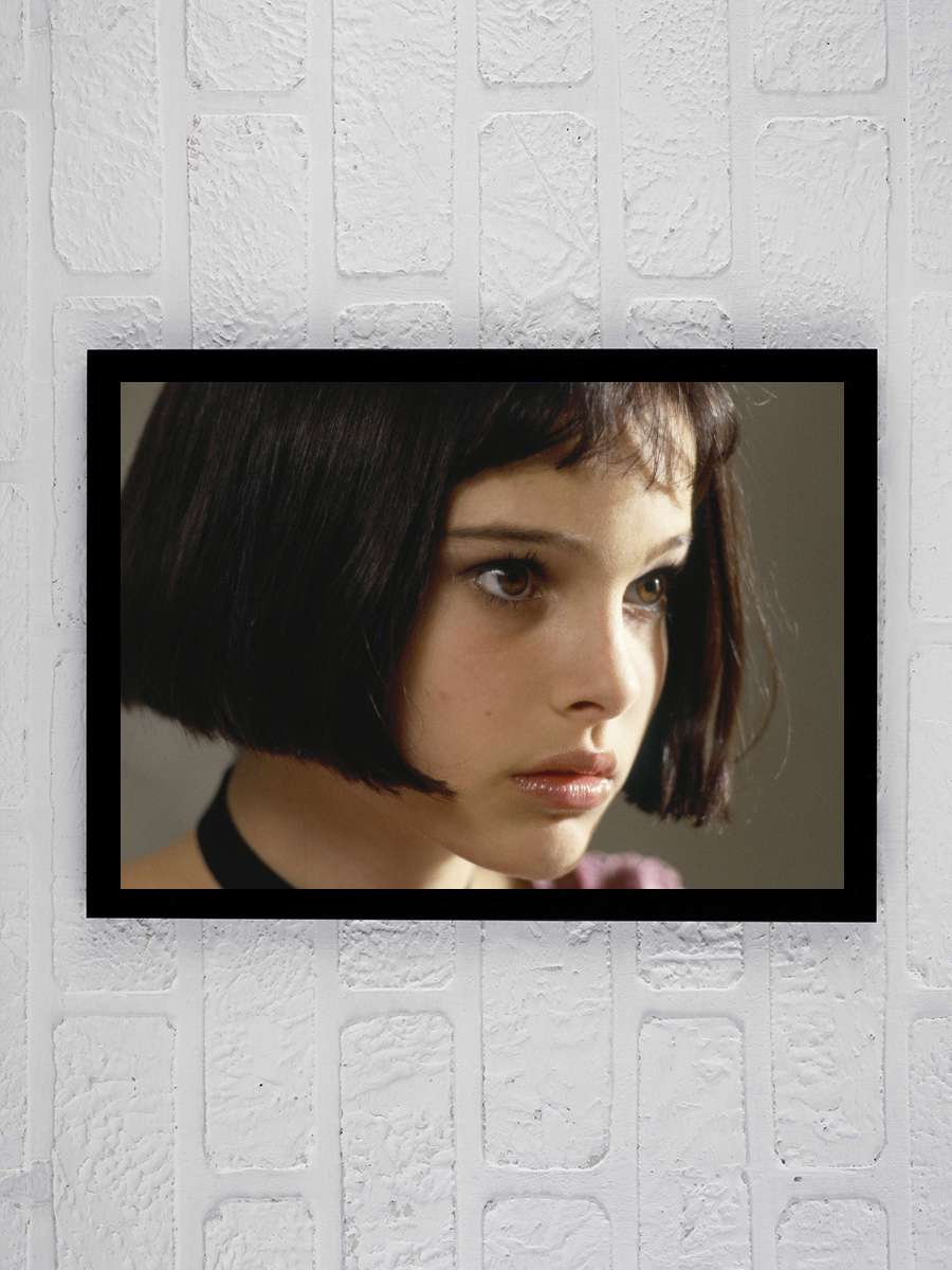 Sevginin Gücü - Léon: The Professional Film Tablo Siyah Çerçeveli Film Poster Afiş Tablo