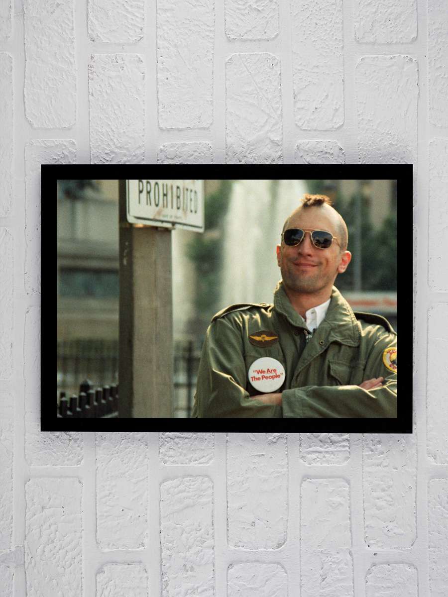 Taksi Şoförü - Taxi Driver Film Tablo Siyah Çerçeveli Film Poster Afiş Tablo