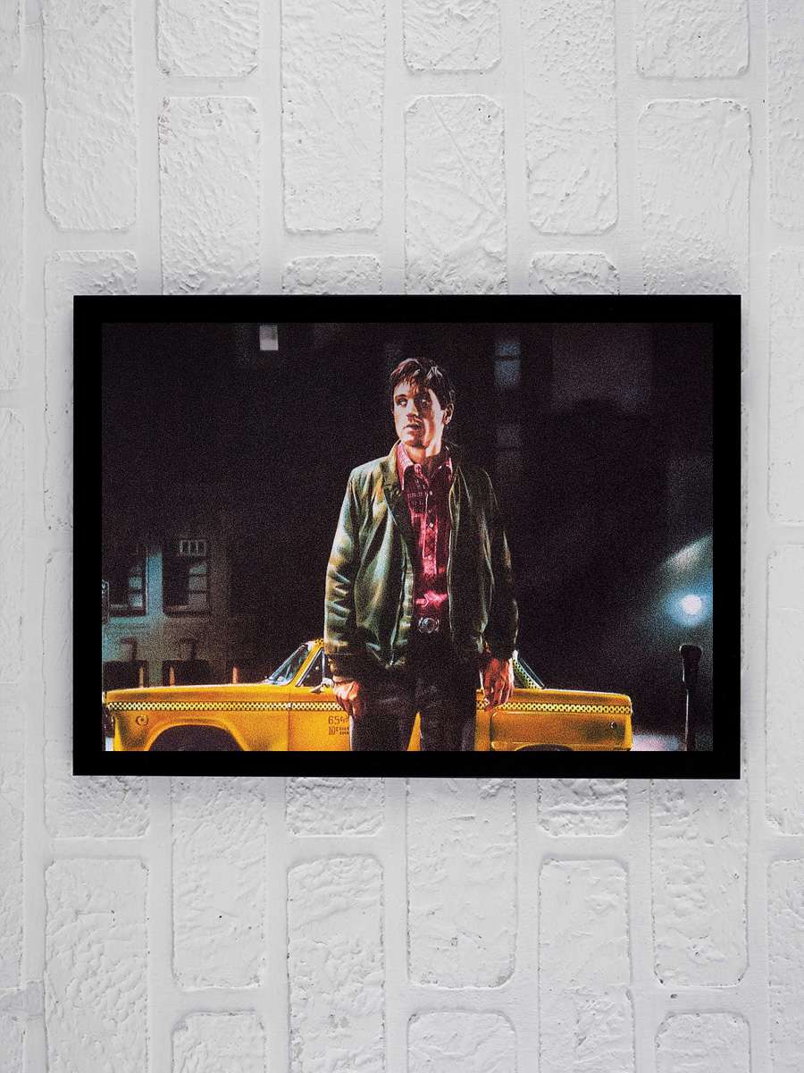 Taksi Şoförü - Taxi Driver Film Tablo Siyah Çerçeveli Film Poster Afiş Tablo