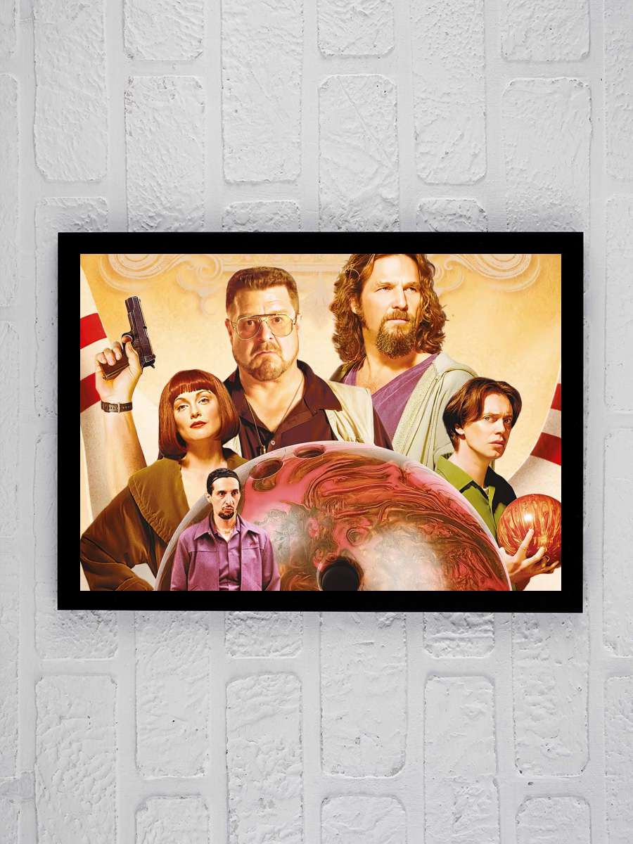 Büyük Lebowski - The Big Lebowski Film Tablo Siyah Çerçeveli Film Poster Afiş Tablo