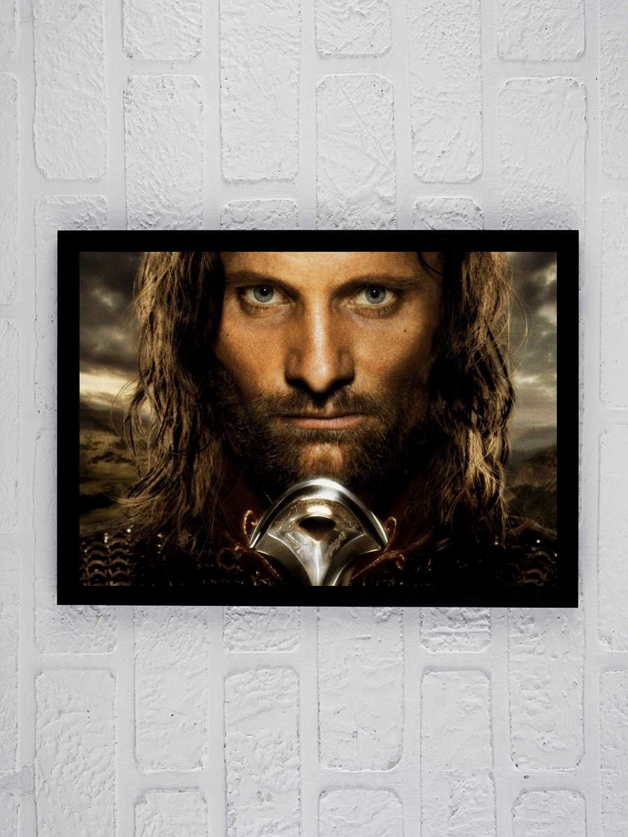 Yüzüklerin Efendisi: Kralın Dönüşü - The Lord of the Rings: The Return of the King Film Tablo Siyah Çerçeveli Film Poster Afiş Tablo