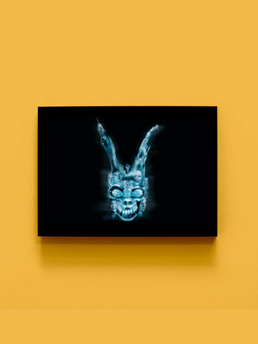 Karanlık Yolculuk - Donnie Darko Film Tablo Siyah Çerçeveli Film Poster Afiş Tablo