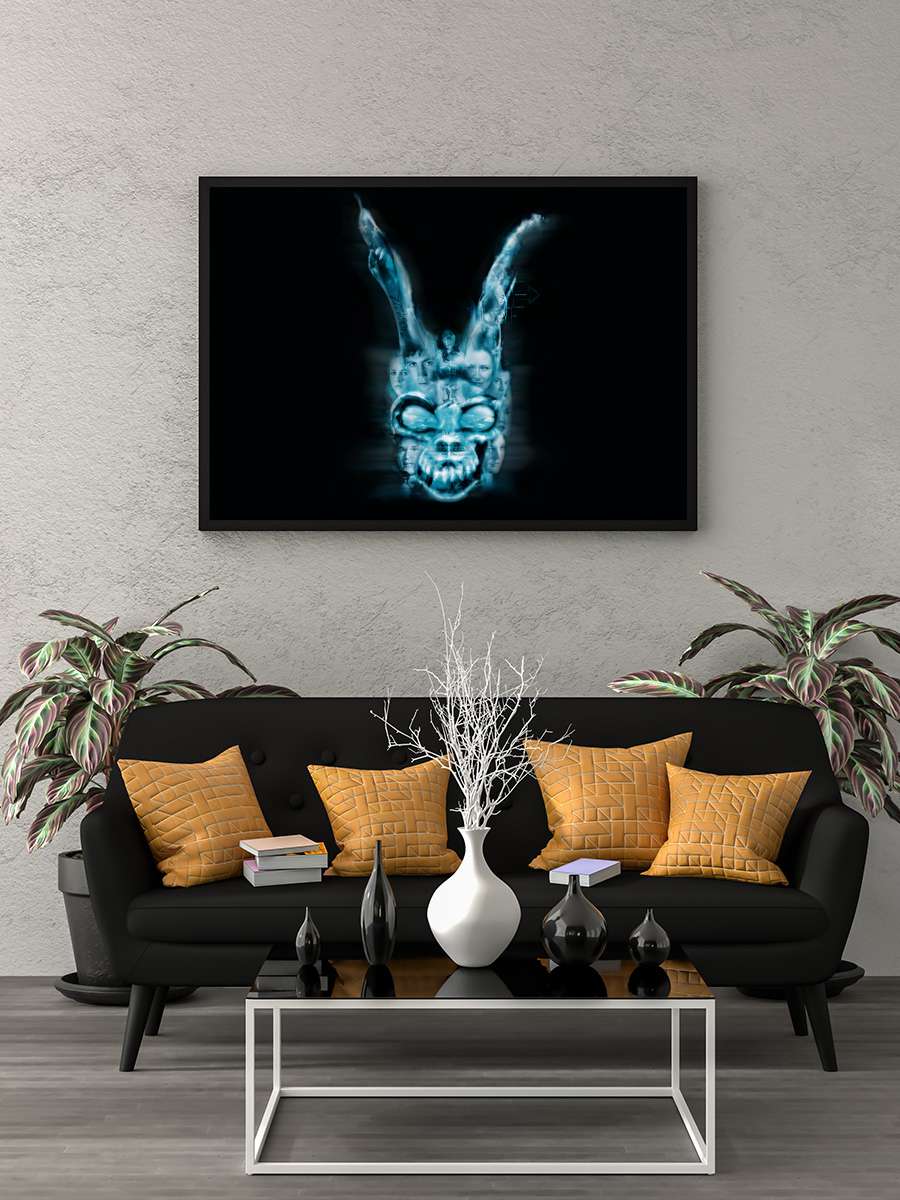 Karanlık Yolculuk - Donnie Darko Film Tablo Siyah Çerçeveli Film Poster Afiş Tablo