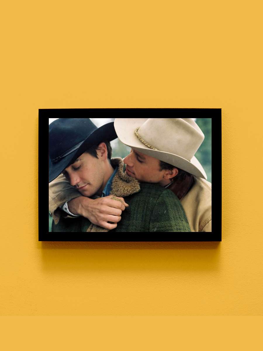 Brokeback Dağı - Brokeback Mountain Film Tablo Siyah Çerçeveli Film Poster Afiş Tablo