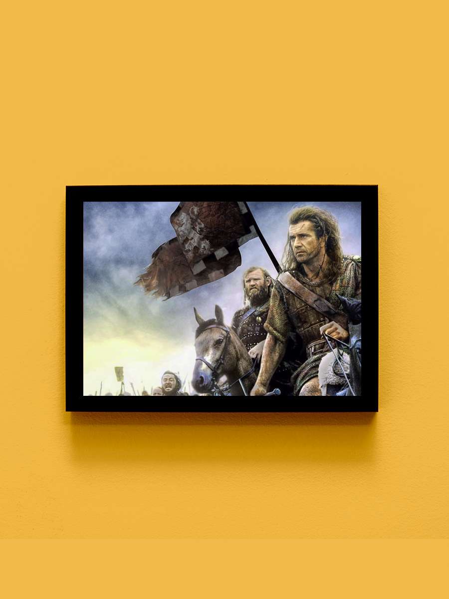 Cesur Yürek - Braveheart Film Tablo Siyah Çerçeveli Film Poster Afiş Tablo