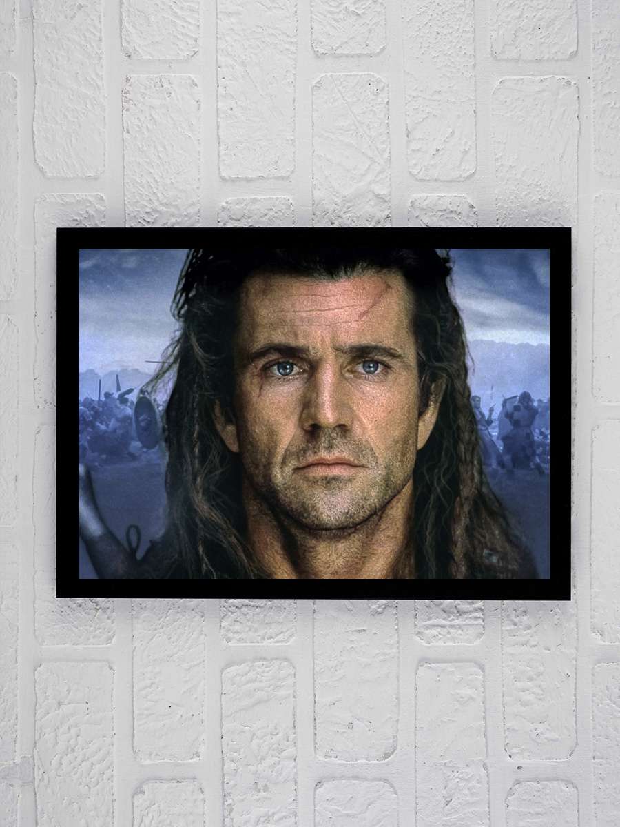 Cesur Yürek - Braveheart Film Tablo Siyah Çerçeveli Film Poster Afiş Tablo