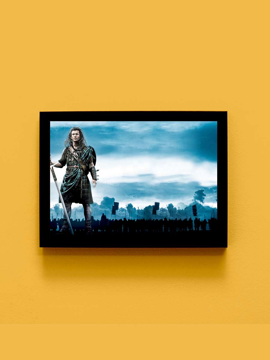 Cesur Yürek - Braveheart Film Tablo Siyah Çerçeveli Film Poster Afiş Tablo