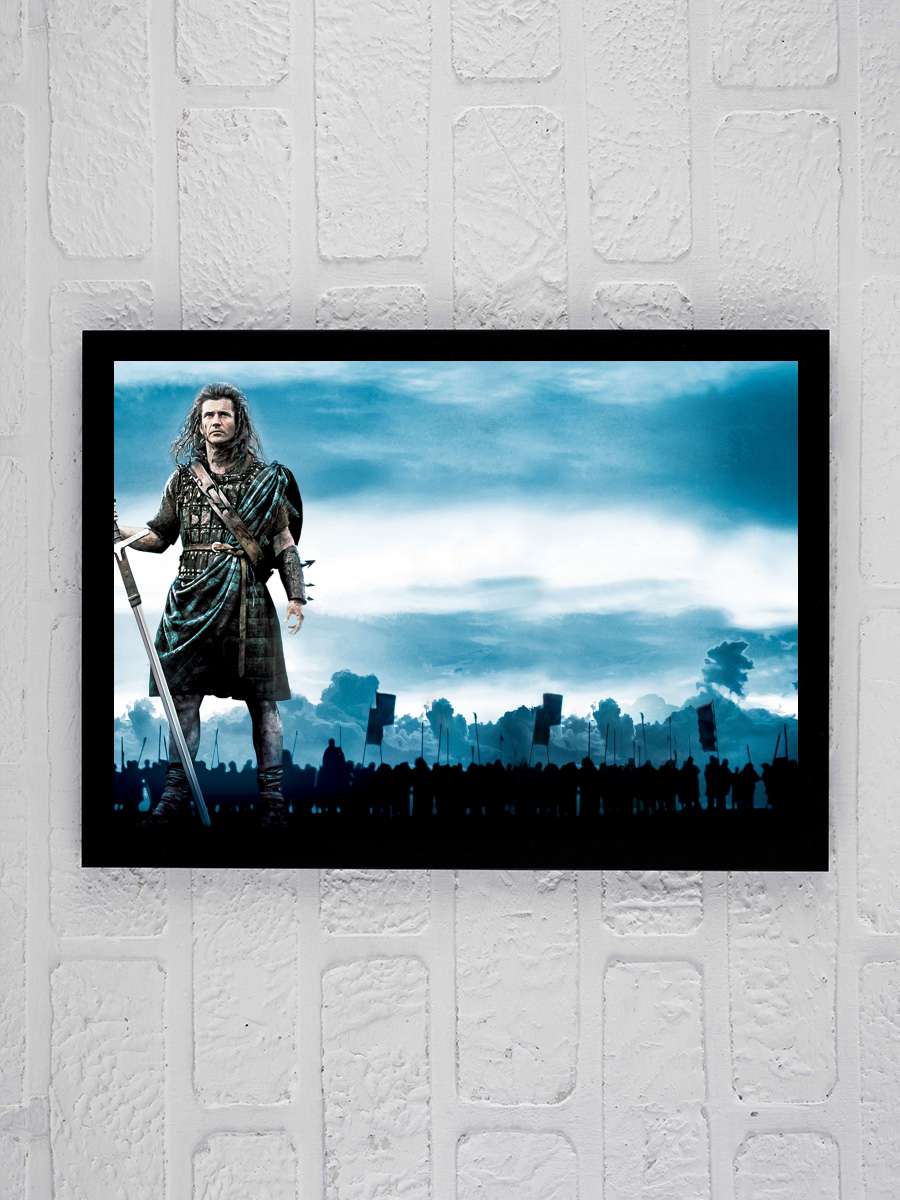 Cesur Yürek - Braveheart Film Tablo Siyah Çerçeveli Film Poster Afiş Tablo