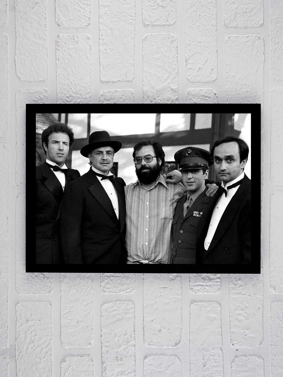 Baba - The Godfather Film Tablo Siyah Çerçeveli Film Poster Afiş Tablo