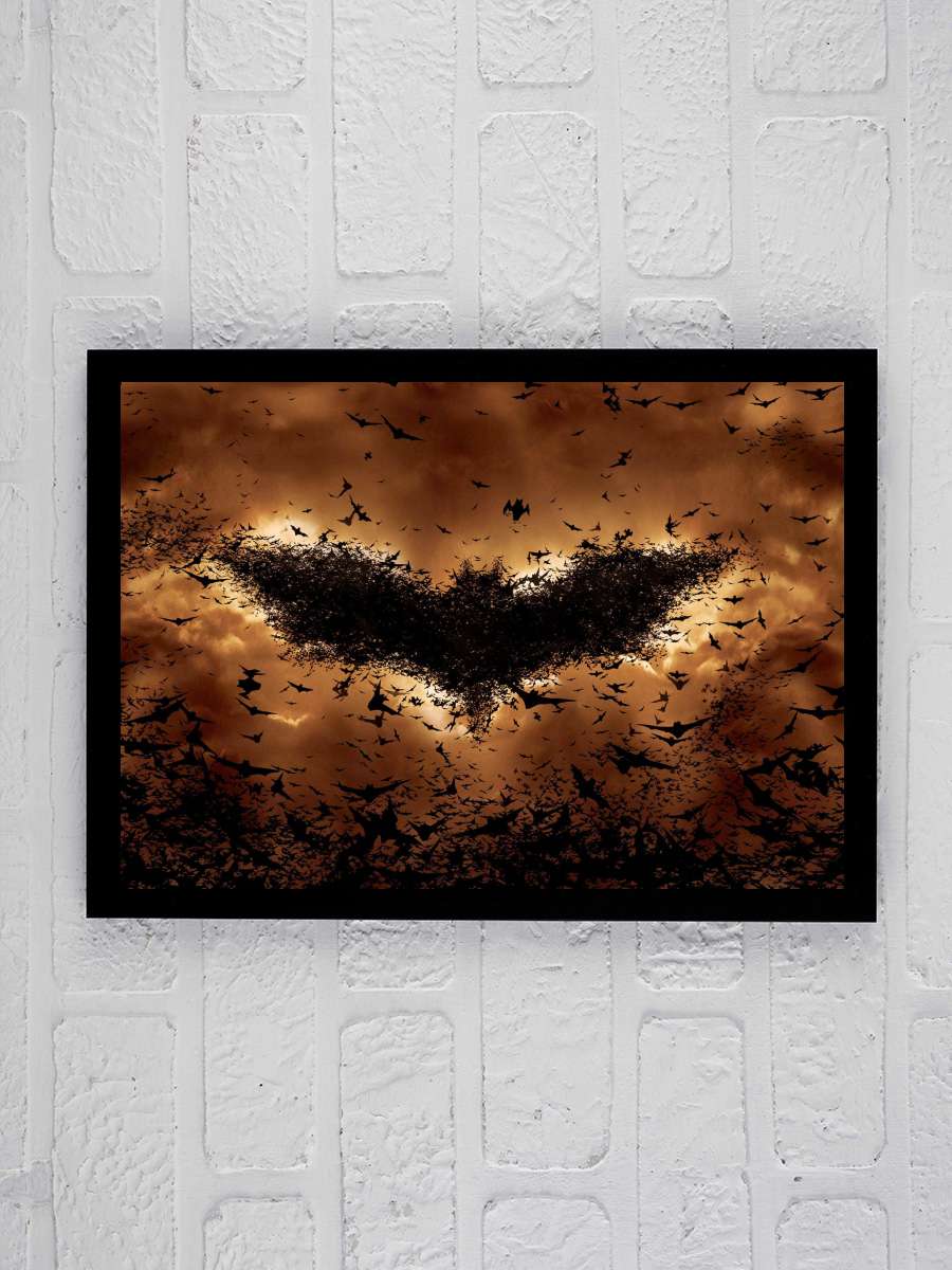 Batman Başlıyor - Batman Begins Film Tablo Siyah Çerçeveli Film Poster Afiş Tablo