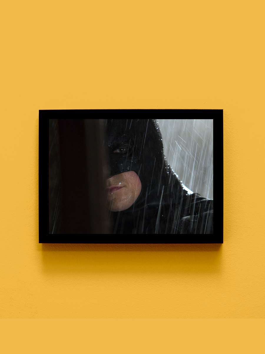 Batman Başlıyor - Batman Begins Film Tablo Siyah Çerçeveli Film Poster Afiş Tablo