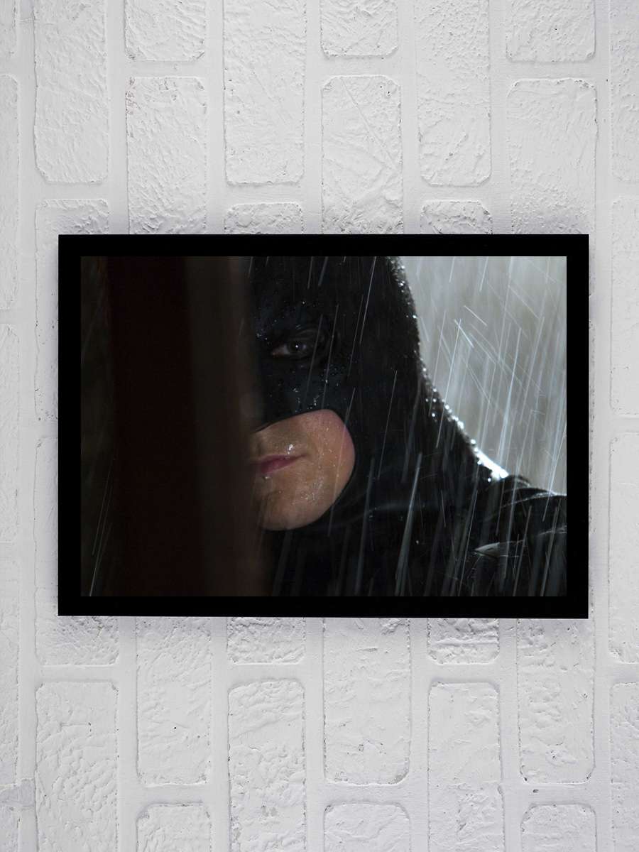 Batman Başlıyor - Batman Begins Film Tablo Siyah Çerçeveli Film Poster Afiş Tablo