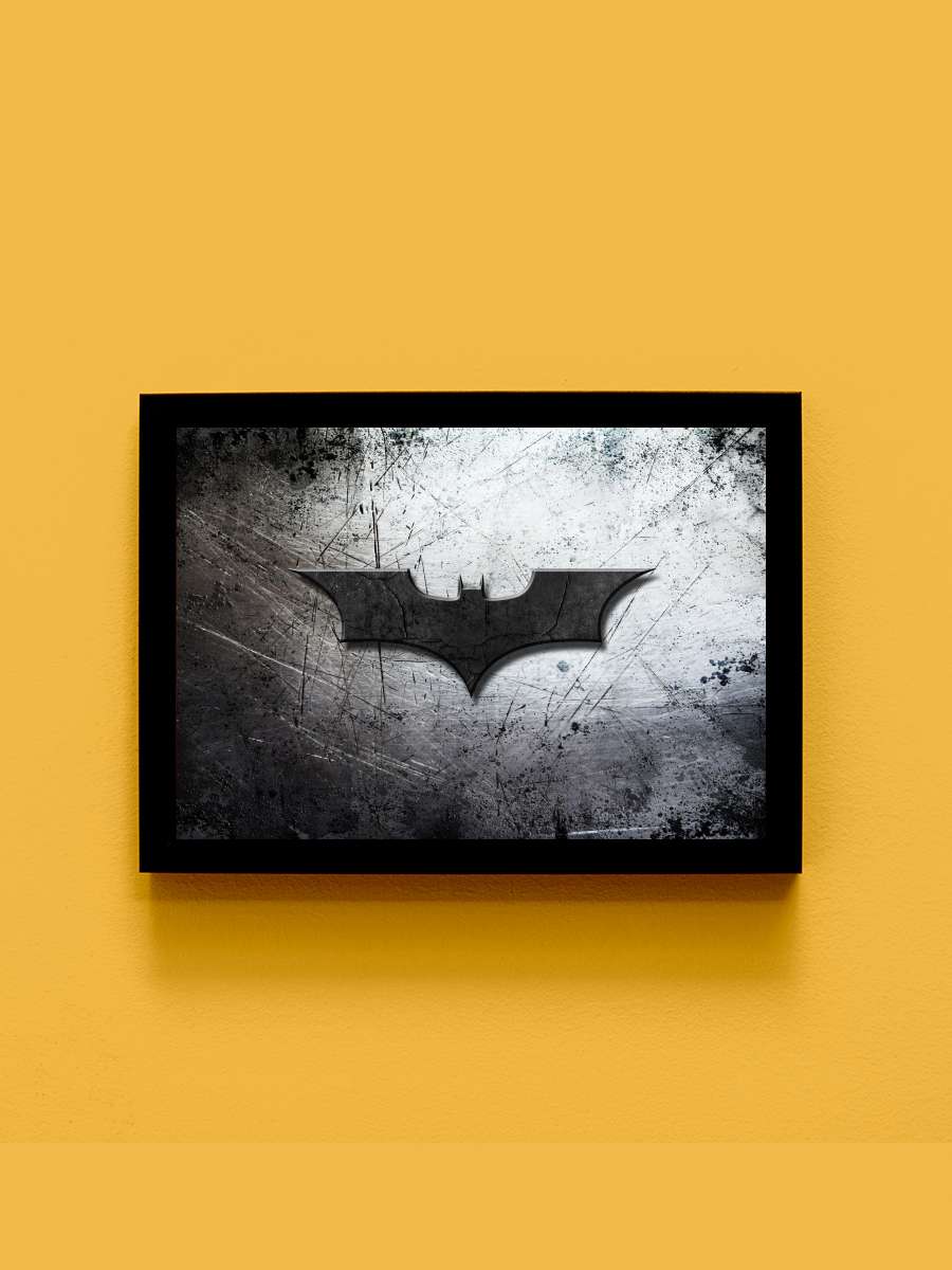 Batman Başlıyor - Batman Begins Film Tablo Siyah Çerçeveli Film Poster Afiş Tablo