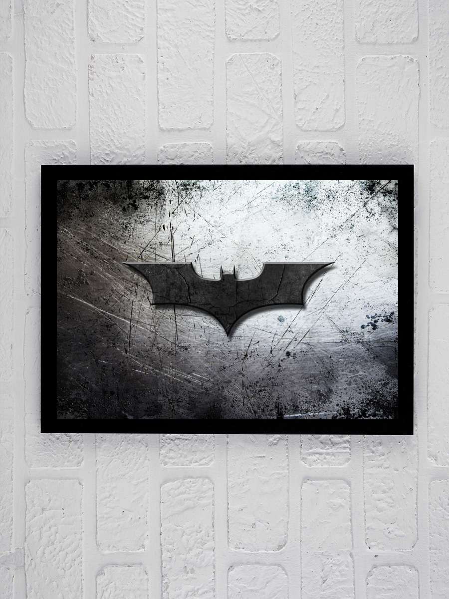 Batman Başlıyor - Batman Begins Film Tablo Siyah Çerçeveli Film Poster Afiş Tablo