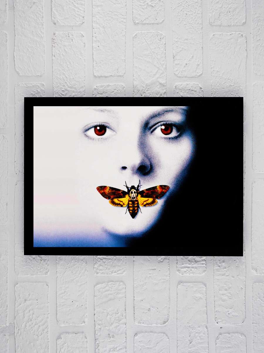 Kuzuların Sessizliği - The Silence of the Lambs Film Tablo Siyah Çerçeveli Film Poster Afiş Tablo