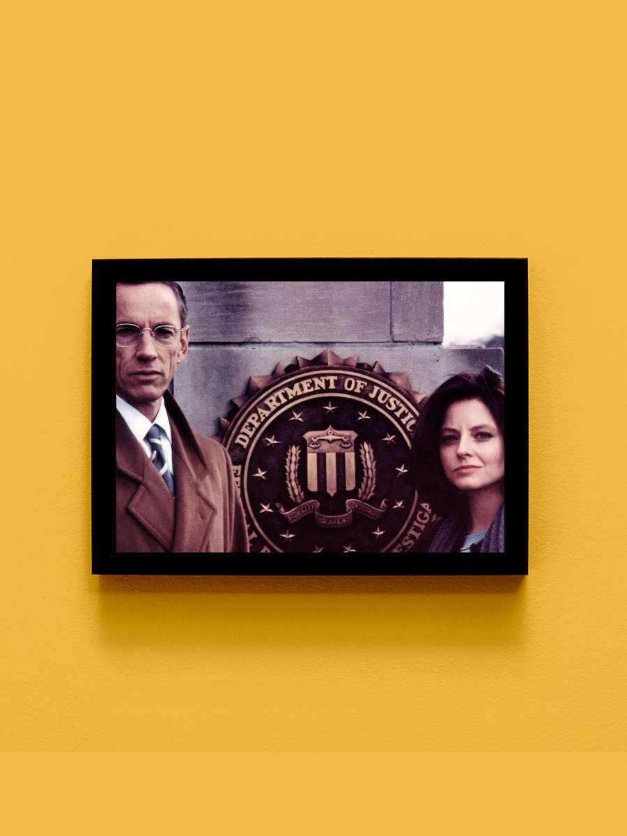 Kuzuların Sessizliği - The Silence of the Lambs Film Tablo Siyah Çerçeveli Film Poster Afiş Tablo