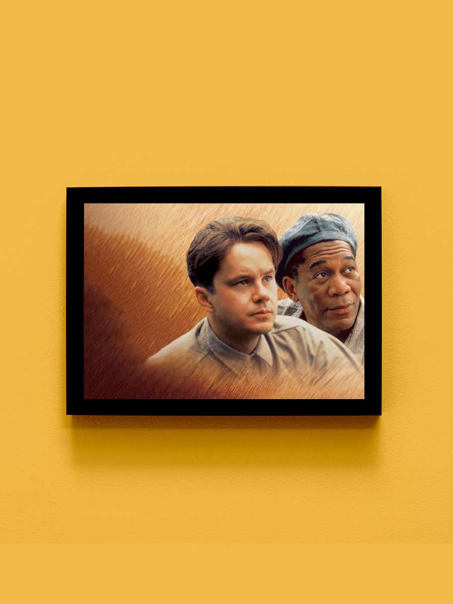 Esaretin Bedeli - The Shawshank Redemption Film Tablo Siyah Çerçeveli Film Poster Afiş Tablo