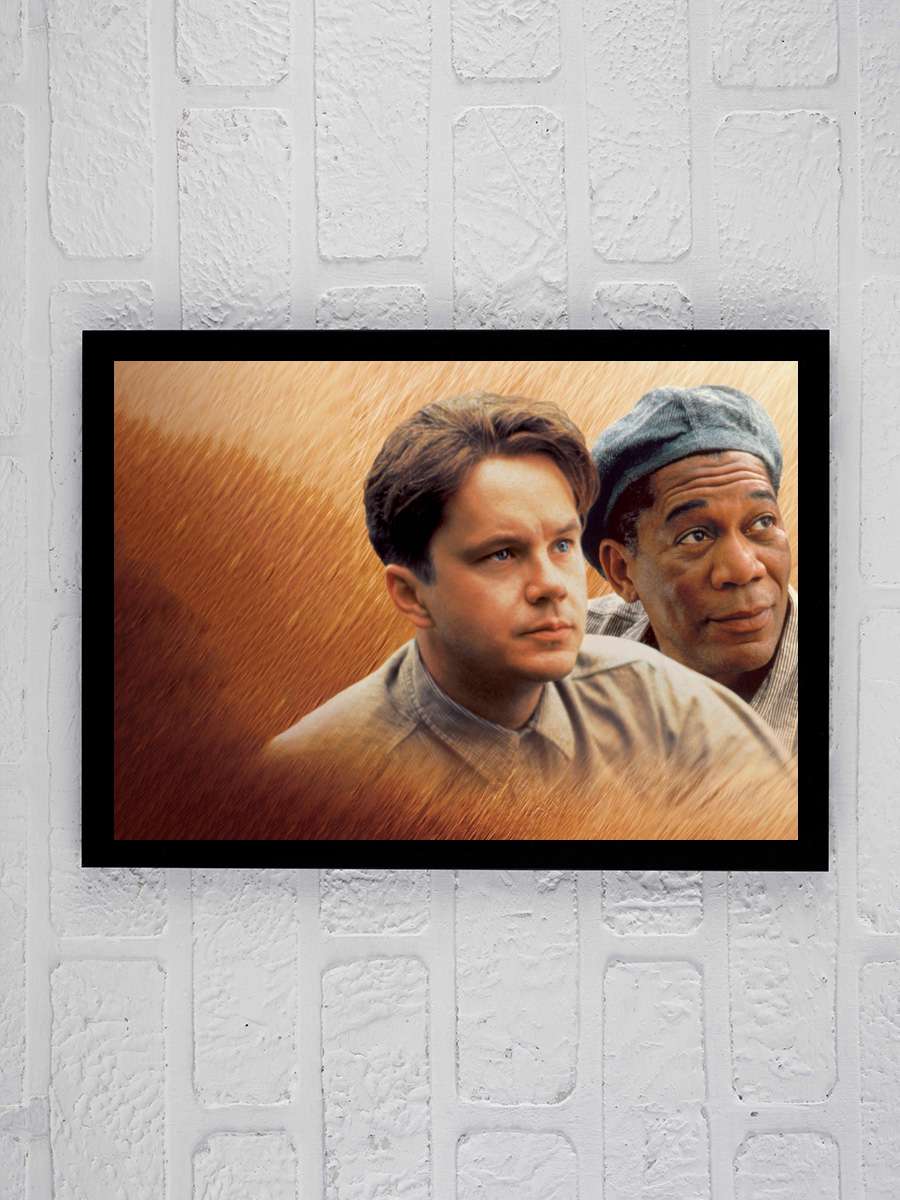 Esaretin Bedeli - The Shawshank Redemption Film Tablo Siyah Çerçeveli Film Poster Afiş Tablo