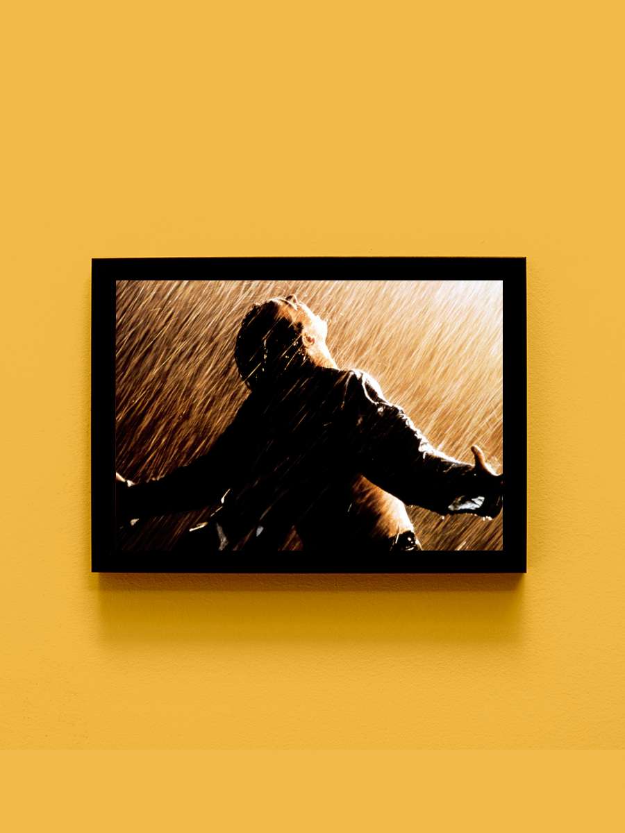 Esaretin Bedeli - The Shawshank Redemption Film Tablo Siyah Çerçeveli Film Poster Afiş Tablo