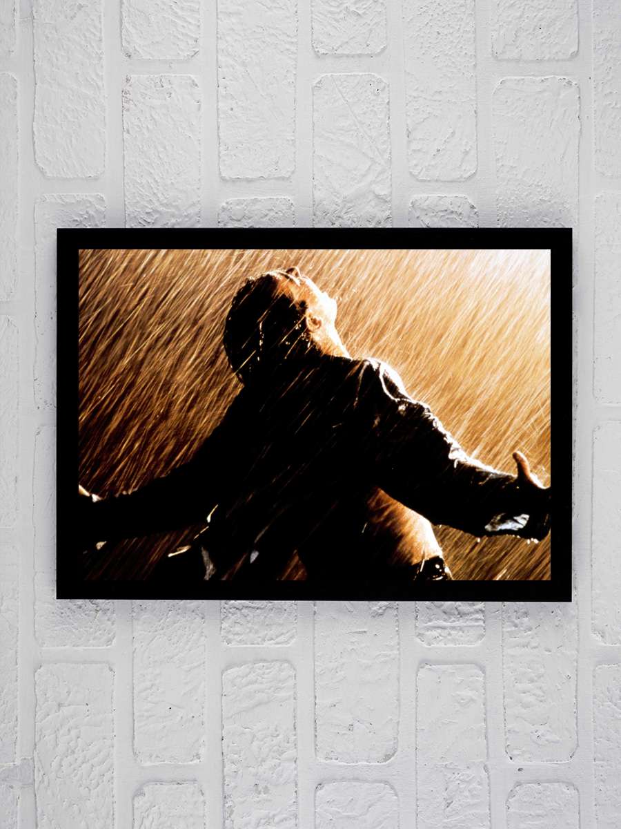 Esaretin Bedeli - The Shawshank Redemption Film Tablo Siyah Çerçeveli Film Poster Afiş Tablo