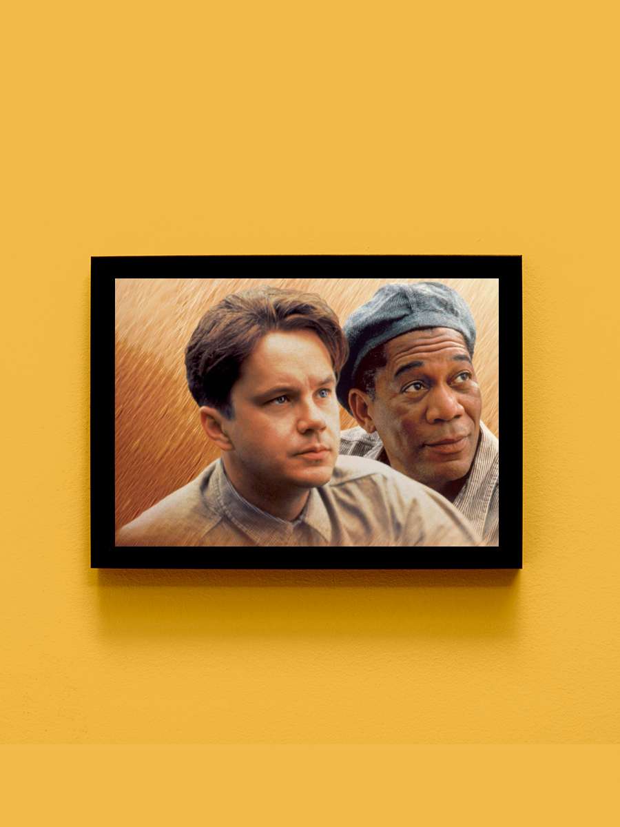 Esaretin Bedeli - The Shawshank Redemption Film Tablo Siyah Çerçeveli Film Poster Afiş Tablo