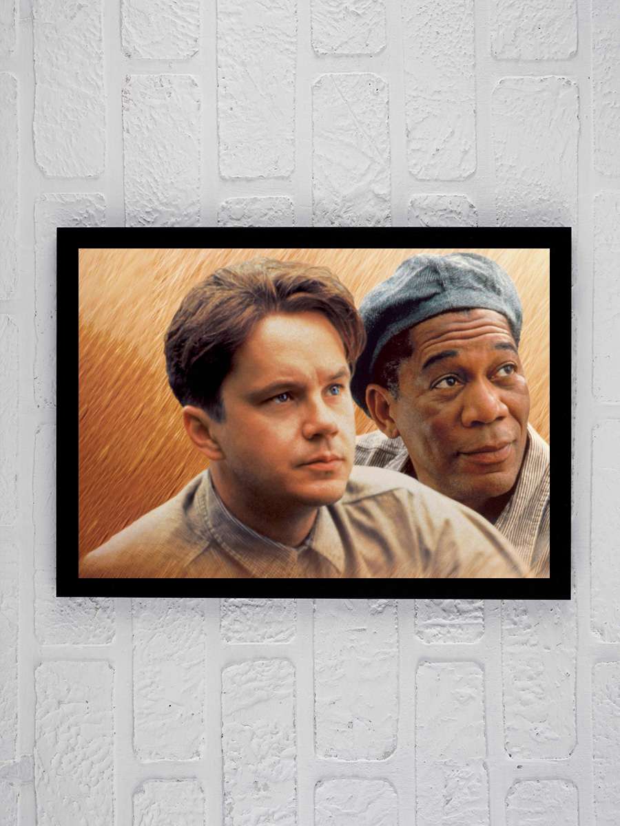 Esaretin Bedeli - The Shawshank Redemption Film Tablo Siyah Çerçeveli Film Poster Afiş Tablo