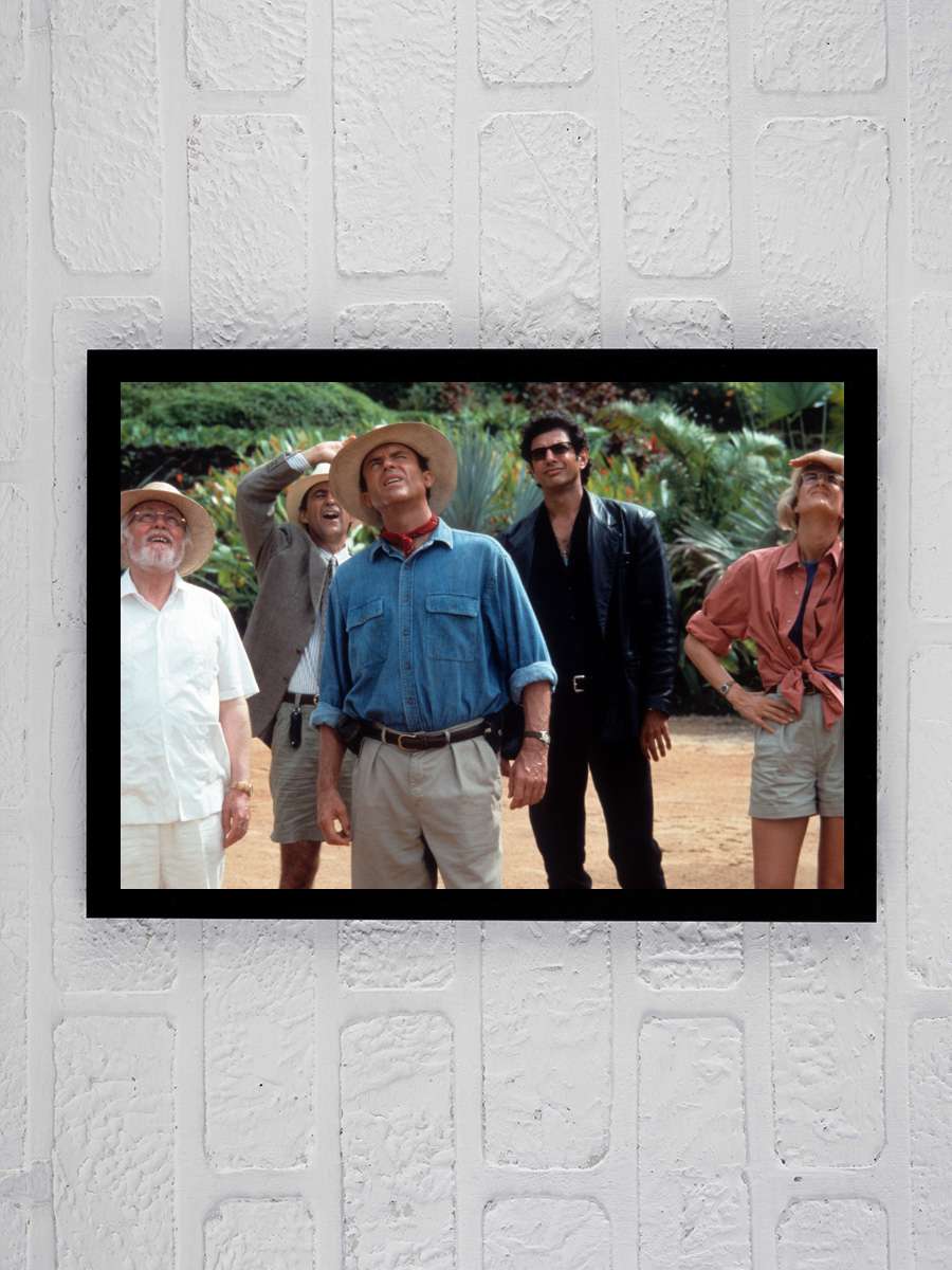 Jurassic Park Film Tablo Siyah Çerçeveli Film Poster Afiş Tablo