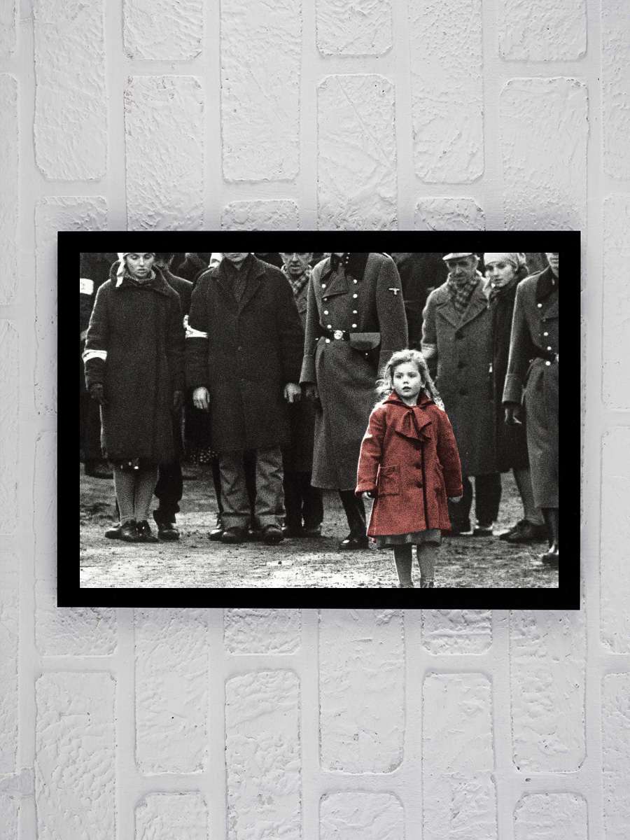 Schindler'in Listesi - Schindler's List Film Tablo Siyah Çerçeveli Film Poster Afiş Tablo