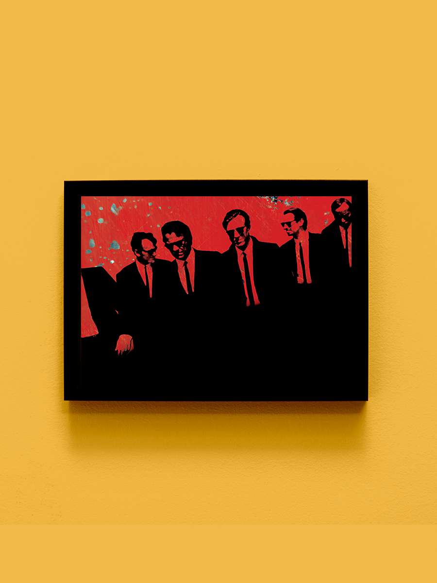 Rezervuar Köpekleri - Reservoir Dogs Film Tablo Siyah Çerçeveli Film Poster Afiş Tablo