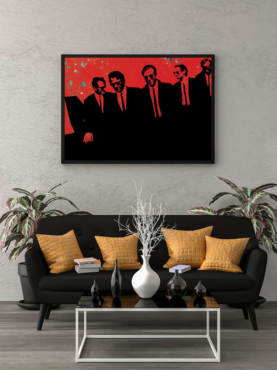 Rezervuar Köpekleri - Reservoir Dogs Film Tablo Siyah Çerçeveli Film Poster Afiş Tablo