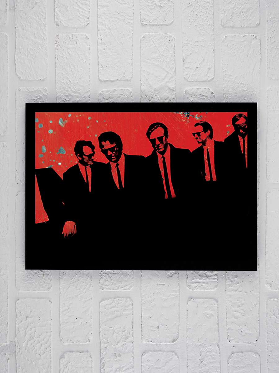 Rezervuar Köpekleri - Reservoir Dogs Film Tablo Siyah Çerçeveli Film Poster Afiş Tablo