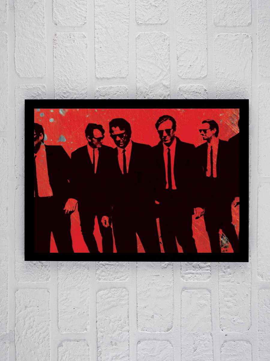 Rezervuar Köpekleri - Reservoir Dogs Film Tablo Siyah Çerçeveli Film Poster Afiş Tablo