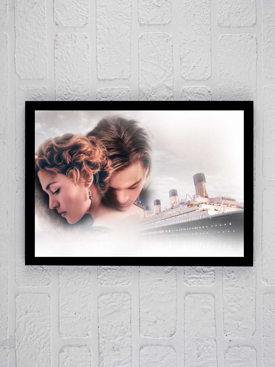 Titanik - Titanic Film Tablo Siyah Çerçeveli Film Poster Afiş Tablo